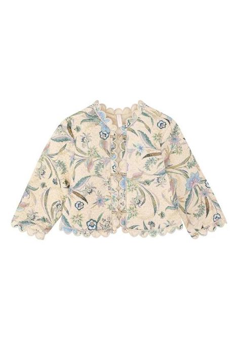 Giacca con stampa ZIMMERMANN KIDS | 7409JSS262CREAM SCARF FLORAL